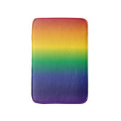 Stripter Regenbogenstrahler Badematte (Vorderseite Vertikal)