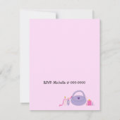 Stripter Wellness-Center und Makeup Einladung zum  (Rückseite)