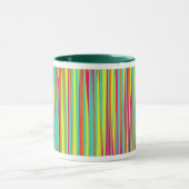 Striptes abstraktes Design Tasse (Zentrum)