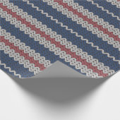 Striptes Spinnpapier Geschenkpapier (Ecke)