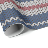 Striptes Spinnpapier Geschenkpapier (Rolleneckpunkt)