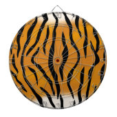 Striptes Tigermuster Dartscheibe (vorne)