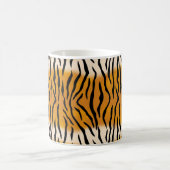 Striptes Tigermuster Kaffeetasse (Mittel)