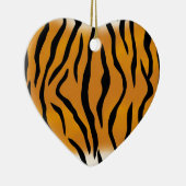 Striptes Tigermuster Keramikornament (Rechts)