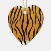 Striptes Tigermuster Keramikornament (Links)