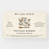 Striptes Vintages Kochgeschirr Banner (Horizontal)