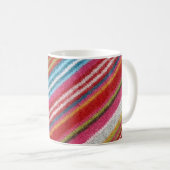 Striptes Wollgewebe: gemütlich, stilvoll Kaffeetasse (VorderseiteRechts)