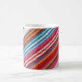 Striptes Wollgewebe: gemütlich, stilvoll Kaffeetasse (Mittel)