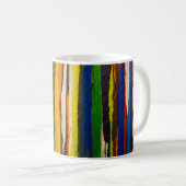 Stripy abstrakt Art Tasse (VorderseiteRechts)