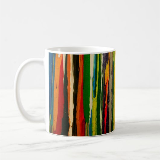 Stripy abstrakt Art Tasse (Links)