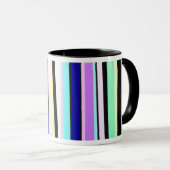 Stripy Design Tasse (VorderseiteRechts)