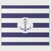 Stripy Seeanker Geschenkpapier (Flach)