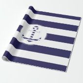 Stripy Seeanker Geschenkpapier (Ungerollt)