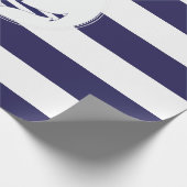 Stripy Seeanker Geschenkpapier (Ecke)