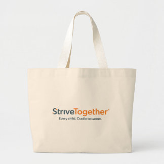StriveTogether-Tragetasche - Vollständiges Logo Jumbo Stoffbeutel
