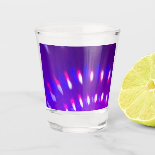 Strobe Lights Design Shot Glass Schnapsglas (Vorderseite)