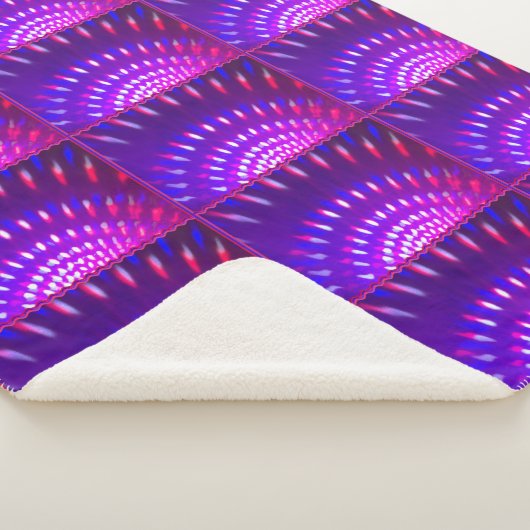 Strobe Lights Sherpa Blanket Sherpadecke (3/4)