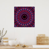 Strobe Mandala Poster (Küche)