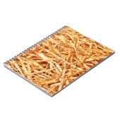 Stroh, abstrakte Gestaltung Notizblock (Linke Seite)