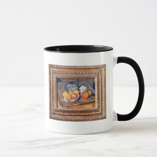 Stroh-bedeckter Vase Pauls Cezanne |, Tasse (Rechts)