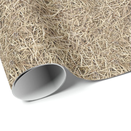 Stroh Geschenkpapier (Rolleneckpunkt)