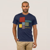 Stroh-Matten T-Shirt (Vorne ganz)