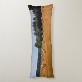 Strohbälle in Feld Seitenschläferkissen (Rückseite (Vertikal))