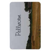 Strohballen Erntezeit auf Pellworm Magnet (Vertikal)