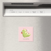 Strohbeer-Matcha-Dinosaurier Magnet (In Situ (Geschirrspüler))
