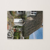 Strohblende Hütte bei Cadgwith Cornwall Fotograf Puzzle (Horizontal)