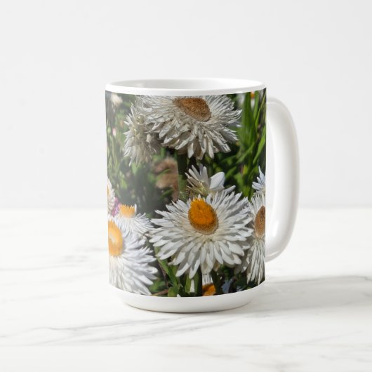 Strohblumen Kaffeetasse (VorderseiteRechts)