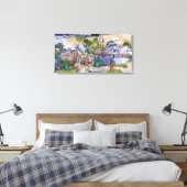 Strohdach-Hütten von Hill von Vincent van Gogh Leinwanddruck (Insitu (Schlafzimmer))