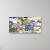 Strohdach-Hütten von Hill von Vincent van Gogh Leinwanddruck (Vorderseite)