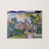 Strohdach-Hütten von Hill von Vincent van Gogh Puzzle (Horizontal)