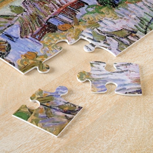 Strohdach-Hütten von Hill von Vincent van Gogh Puzzle (Seite)