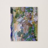 Strohdach-Hütten von Hill von Vincent van Gogh Puzzle (Vertikal)