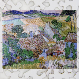 Strohdach-Hütten von Hill von Vincent van Gogh Puzzle