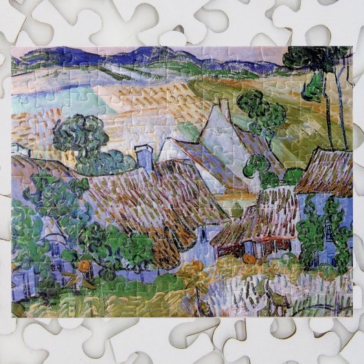 Strohdach-Hütten von Hill von Vincent van Gogh Puzzle