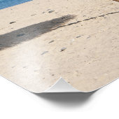 Strohdach-Strandsonnenschirme Fotodruck (Ecke)