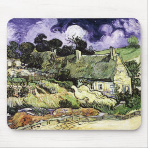 Strohdächer Hütten in Cordeville Mousepad