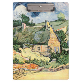 Strohdächer von Hütten in Cordevill Vincent van Go Klemmbrett