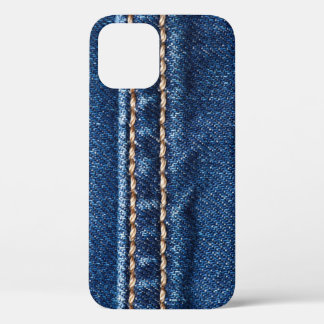 Strohdenim: Nähte Jeans Textur. Case-Mate iPhone Hülle