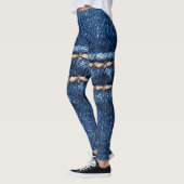 Strohdenim: Nähte Jeans Textur. Leggings (Links)