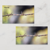 Strohdraht Visitenkarte (Vorne/Hinten)