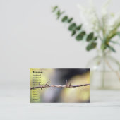 Strohdraht Visitenkarte (Stehend Vorderseite)