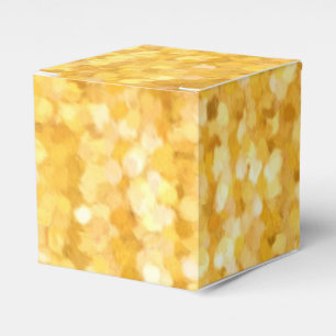 Strohhalm in Gold Geschenkschachtel