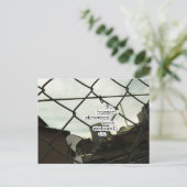 Strohhalm Postkarte (Stehend Vorderseite)