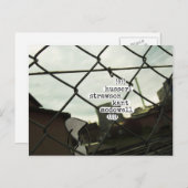 Strohhalm Postkarte (Vorne/Hinten)