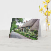 Strohhalme Hütten Karte (Gelbe Blume)