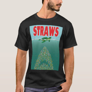 Strohhalme retro T-Shirt